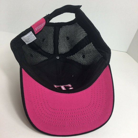 T Mobile Baseball Hat Cap Black Pink Employee T Mobile Tuesdays Adjustable Mesh - Picture 12 of 12
